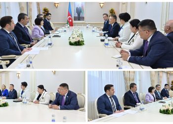 Öztürk, Azeraycan Milli Meclisi Başkanı Gafarova tarafından kabul edildi