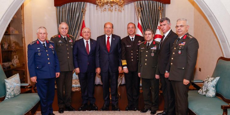 Cumhurbaşkanı Tatar, TC Milli Savunma Bakanı Yaşar Güler’i kabul etti