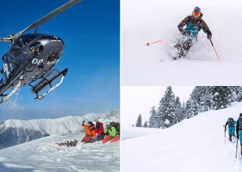 Kaçkar Dağları'nda heliski heyecanı yaşanıyor