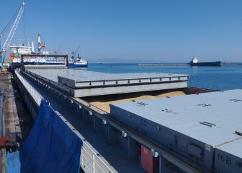 Türkiye’den yemlik hibe arpanın son sevkiyatı Gazimağusa Limanı’na geldi