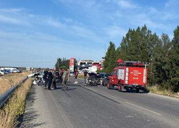 Ercan- İskele anayolunda trafik kazası: 2 ağır yaralı…