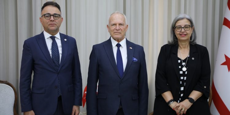 Töre, Narin Ferdi Şefik ve Bertan Özerdağ’ı kabul etti