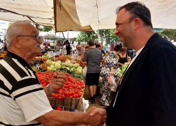 Çeler İskele Açık Pazarı’nı ziyaret etti