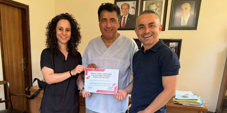 KTTB’den Cengiz Topel Hastanesi’ne pediatrik pulse oksimetre ve tansiyon aleti bağışı