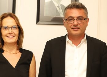CTP Başkanı Erhürman Fransa Büyükelçisi Salina Grenet-Catalano’yu kabul etti