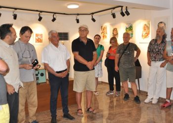 3. Uluslararası Güzelyurt Sanat Buluşması kapsamında bugün iki ayrı serginin açılışı yapıldı