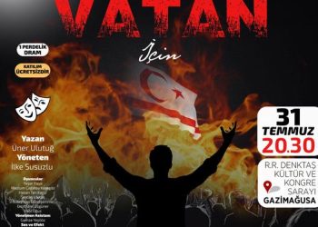 “Her Şey Bu Vatan İçin” adlı tiyatro oyunu çarşamba günü sahnelenecek