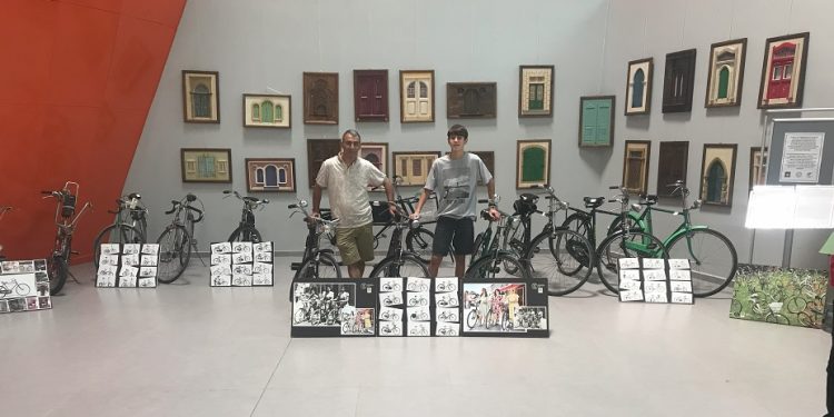 “Kıbrıs’ın Klasik Bisikletleri” sergisi Ercan Havalimanı’nda açıldı