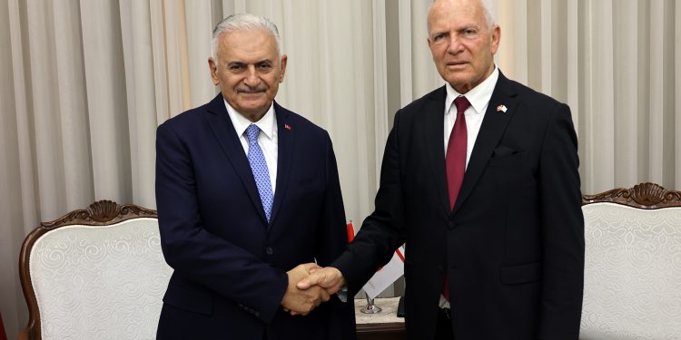 Meclis Başkanı Töre, Binali Yıldırım’ı kabul etti