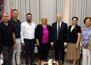 Meclisi Başkanı Töre, Mehmetçik – Büyükkonuk Belediye Başkanı Tuğlu’yu kabul etti