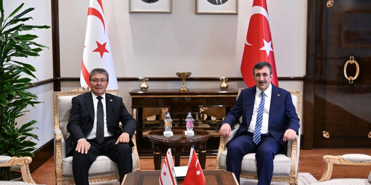 Başbakan Üstel, TC Cumhurbaşkanı Yardımcısı Yılmaz ile görüştü