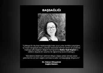 Sağlık Bakanı Dinçyürek,hemşire Rabia Yeşil Kaplan’ın vefatı nedeniyle mesaj yayımladı