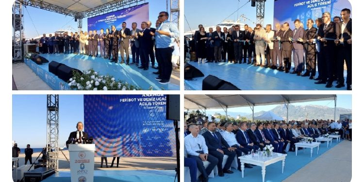 Anamur İskelesi hizmete açıldı… Bakan Ataoğlu, Arıklı ve Oğuz açılışa katıldı