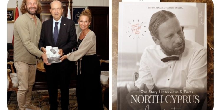 Cumhurbaşkanı Tatar’a  Sinjab ve Anders’ın kaleme aldığı  kitap takdim edildi