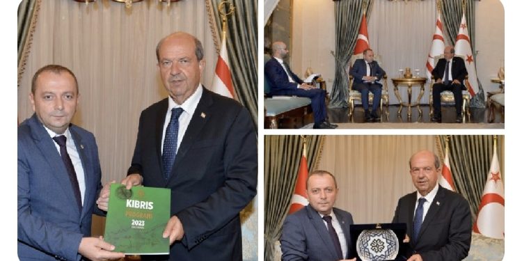 Cumhurbaşkanı  Tatar, Türkiye Maarif Vakfı yetkililerini kabul etti