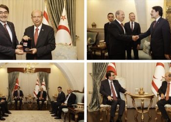 Cumhurbaşkanı Tatar, TC Cumhurbaşkanlığı İnsan Kaynakları Başkanı Doç. Dr. Salim Atay ve beraberindeki heyeti kabul etti
