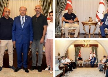 Cumhurbaşkanı Ersin Tatar, Dr Burhan Nalbantoğlu Hastanesi’ni Kalkındırma Derneği’ni kabul etti