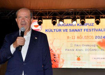 Cumhurbaşkanı Ersin Tatar, 7. Doğancı Karpuz Kültür ve Sanat Festivali’ne katıldı