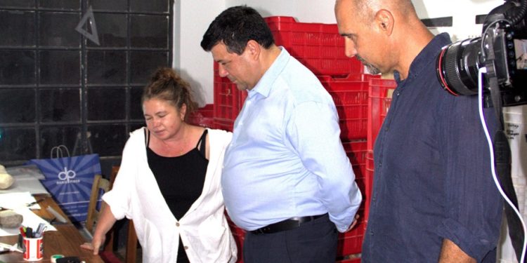 DAÜ Rektörü Kılıç, Kral Tepesi’ndeki arkeolojik kazı çalışmalarını inceledi