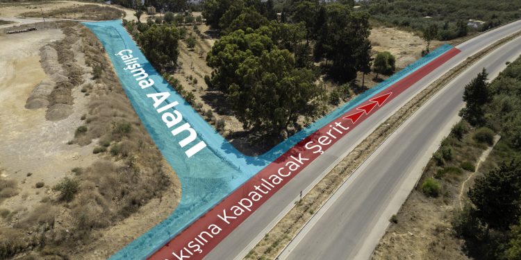 Gazimağusa’da yol çalışması… Çanakkale Bölgesi’ne giriş-çıkışın sağlandığı yol trafiğe kapatıldı
