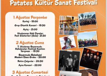 10. Beyarmudu Belediyesi Patates Kültür Sanat Festivali bu akşam başlıyor