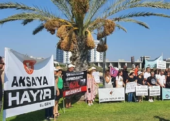 Çevre Platformu İskele Long Beach de eylem yaptı