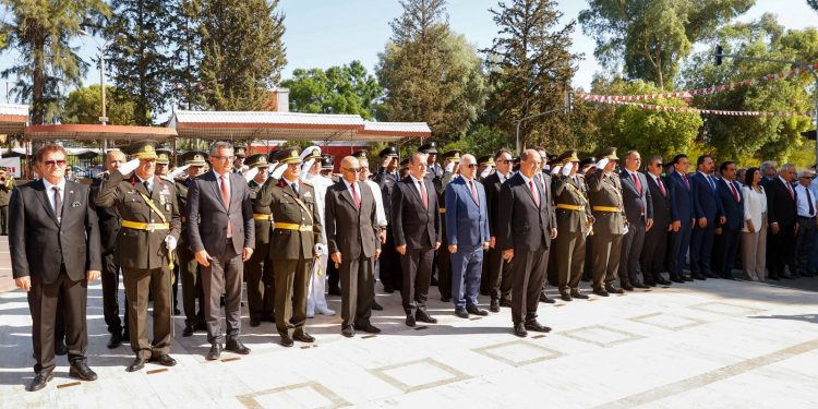 30 Ağustos Zafer Bayramı dolayısıyla Atatürk Anıtı’nda tören yapıldı