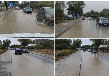 Polis uyardı: Yoğun yağış Gazimağusa-İskele anayolunu olumsuz etkiledi