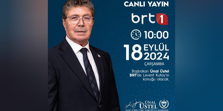Başbakan Üstel BRT’de gündemi değerlendirecek