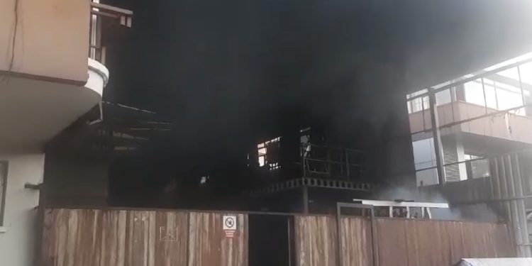 Lefkoşa Sanayi Bölgesi’nde yangın