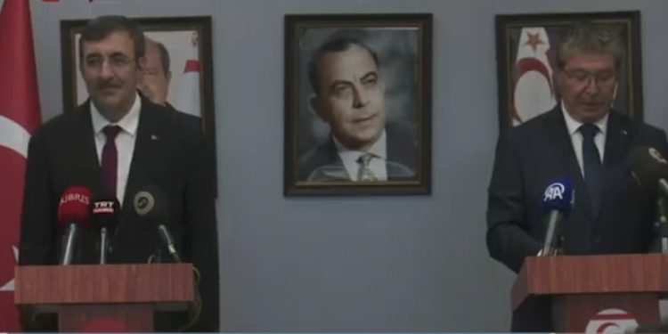 TC Cumhurbaşkanı Yardımcısı Yılmaz KKTC’ye geldi