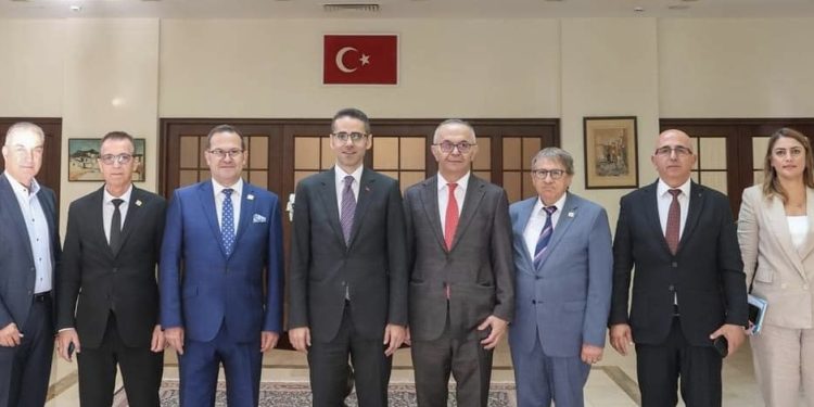 Serim, KTTO heyetiyle bir araya geldi