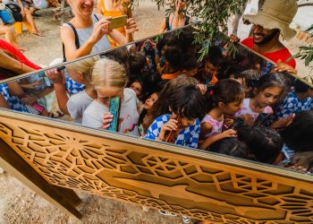 Alagadi Doğa Koruma Merkezi’nde “Doğayı Yansıt” sanat eserinin tanıtımı yapıldı