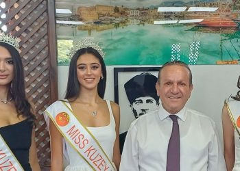 Ataoğlu, Miss Kuzey Kıbrıs 2024 güzellerini kabul etti