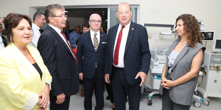 Gazimağusa Devlet Hastanesi Yeni Doğan Yoğun Bakım Ünitesi açıldı