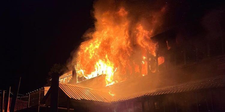 Uludağ’da otelde yangın