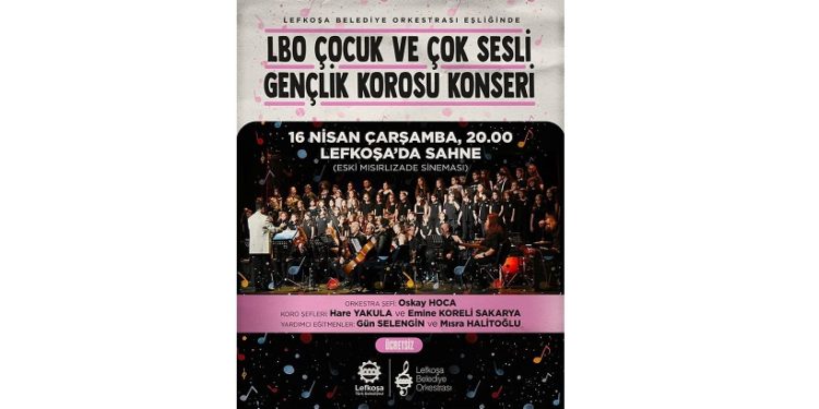 LBO çocuk ve gençlik korosundan ücretsiz konser