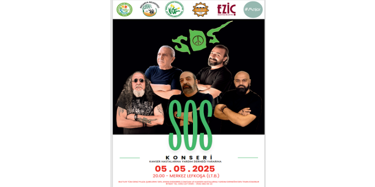 Kanser hastaları yararına Grup SOS konser verecek