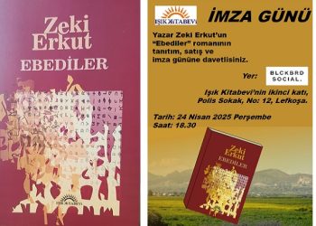 Zeki Erkut’un son romanı Ebediler tanıtılacak