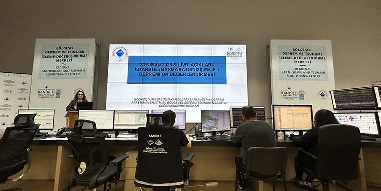 Kandilli: Depremin şiddeti denizde 8, karada ise 4-5 ölçüldü
