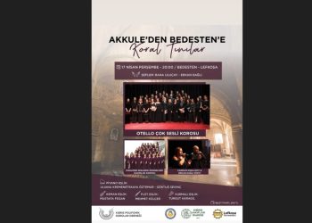 “Akkule’den Bedesten’e Koral Tınılar” konseri Lefkoşa’da sanatseverlerle buluşuyor