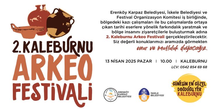 2. Kaleburnu Arkeo Festivali pazar günü gerçekleştirilecek