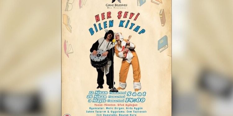 “Her Şeyi Bilen Kitap” çocuk oyunu sahne alıyor