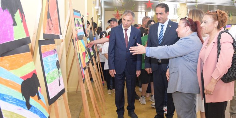 Özel gereksinimli gençlerin eserlerinden oluşan sergi Gazimağusa’da açıldı