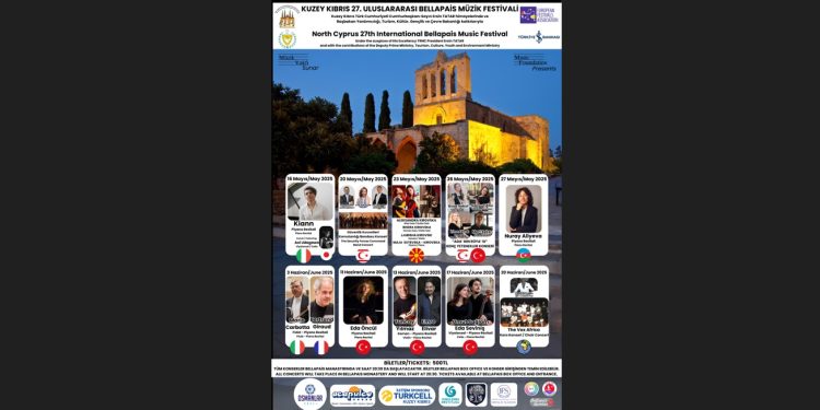 Bellapais Müzik Festivali 16 Mayıs’ta başlıyor