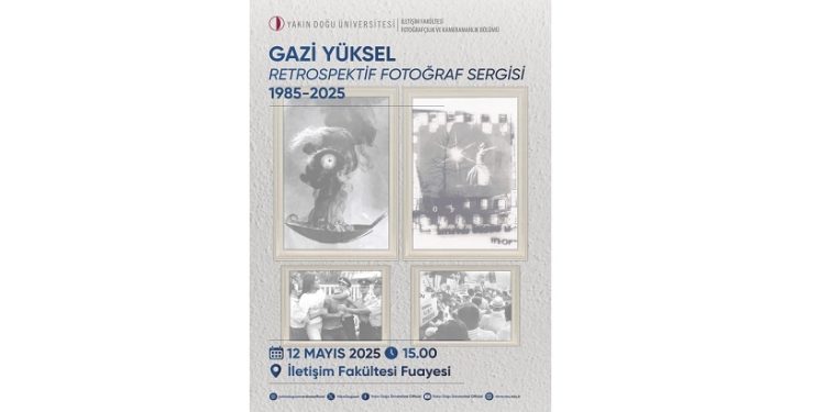 Gazi Yüksel’in retrospektif sergisi bugün saat 15.00’te YDÜ iletişim Fakültesi’nde açılacak