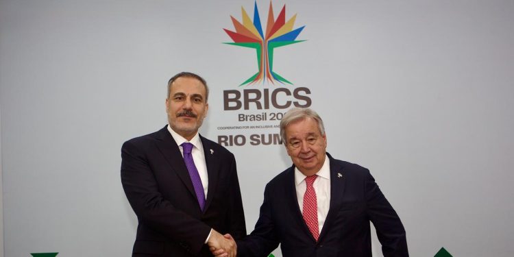 Fidan, Guterres ile görüştü… Görüşmede, Kıbrıs konusunda yapılacak gayriresmi toplantı da ele alındı