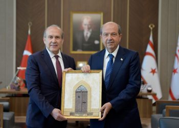 Cumhurbaşkanı Tatar, CHP Genel Başkan Yardımcısı ve İstanbul Milletvekili Tan ve beraberindeki heyeti kabul etti