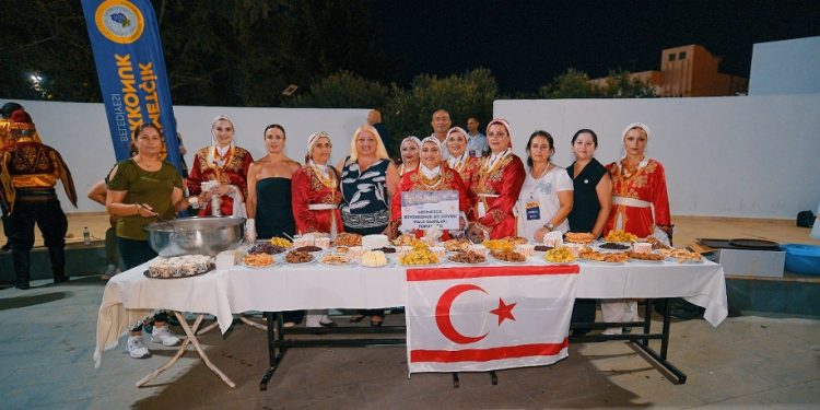 Mehmetçik Üzüm Festivali’nde dün akşam Kıbrıs Gecesi yapıldı, Grup Otantik sahne aldı