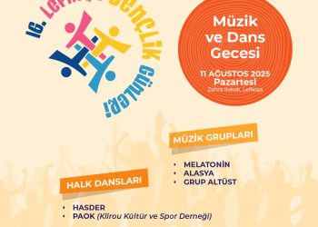 16.Lefkoşa Günleri kapsamında pazartesi akşamı Zahra Sokak’ta müzik ve dans gecesi düzenlenecek